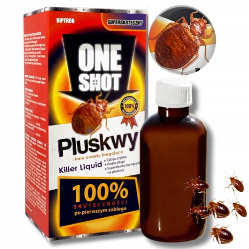 Tekočina proti ščurkom, moljem, mravljam, stenicam One Shot 0,25 kg 100 ml
