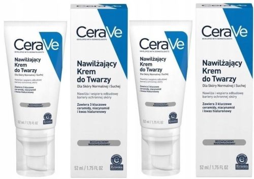CeraVe vlažilna krema za obraz, 52ml - za normalno in suho kožo