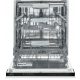 Zmywarka Kernau KDI 6955 SD 15 kompletov. 9 programov 60 cm