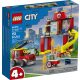 LEGO City 60375 Gasilska postaja in gasilsko vozilo