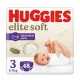 HUGGIES Elite Soft plenice, vel.3, 48 kom