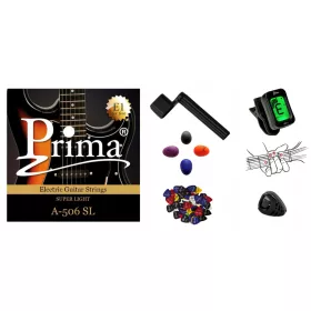 PRIMA Komplet Strun za Električno Kitaro 09-42 + E1