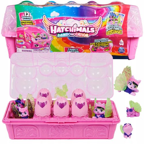 Hatchimals družinski komplet Rainbow-Cation Volk