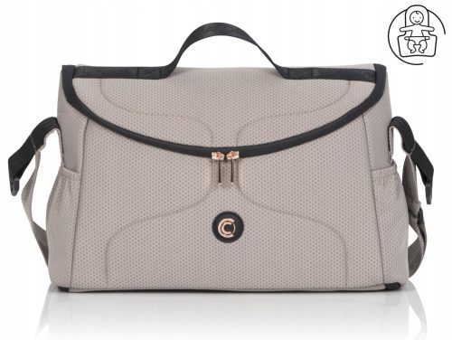 Elegantna torba za voziček za dvojčke Cavoe Avec, bež
