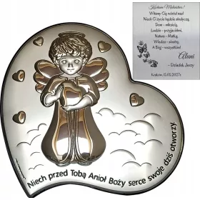  SREBRNI ANGEL SLIKA, SPOMINKI NA KRST IN OBHAJILO