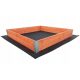 Warzywni vrt 120x120 cm les