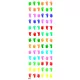  Mat Animirana igra Jumping Feet Hands 100x300