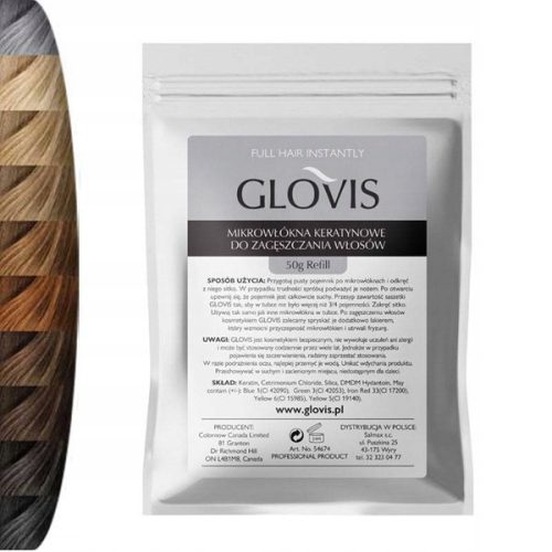 GLOVIS mikrovlaken za zgostitev las 50g