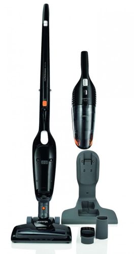 PIONIRSKI SESALNIK Gorenje SVC144FBK | BREZŽIČNO | 2-v-1 | LED | ČRNA