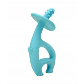  Silikonsko ortodontsko grizalo Mombella, modri odtenki