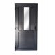 Vrata za zunanjo uporabo PVC Warm Office 90 cm