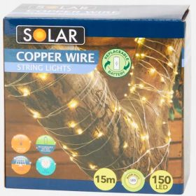Girlanda Solarna Vrtna Žica 150 LED 15m SOL