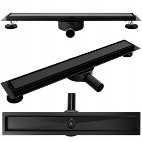 Neo Pro Black 90 cm Linear Drain Set