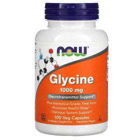   Glicyna 1000 mg - Visokodozirani prehranski dodatek, 100 kapsul