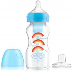   Dr Brown's set za prehod iz stekleničke v skodelico, moder, 270 ml