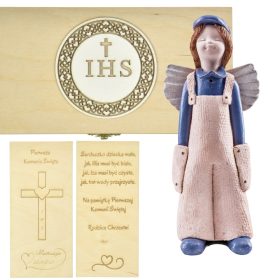 Angelov set za prvo obhajilo, personaliziran s gravuro