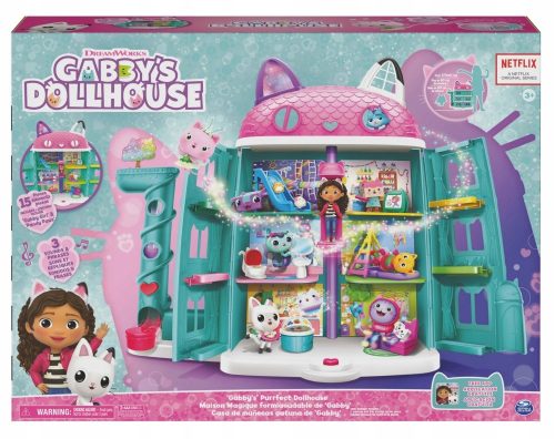 Gabi's Koci Domek - Velik Set z Figuricami in Dodatki Z Zvoki 60 cm