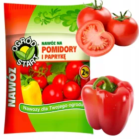   Gnojilo za paradižnik in papriko Ogród Start 2 kg - Profesionalno večkomponentno mineralno gnojilo za optimalno rast in razvoj paradižnika in paprike. Primeren za uporabo tako na prostem kot v rastlin