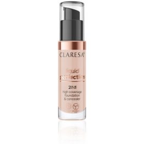    CLARESA LIQUID PERFECTION FOUNDATION CONCEALER 2v1 104 30 ml