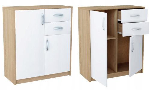 Komoda Pohištvo Bestseller Julia 74 x 35 x 85cm sonoma hrast mat