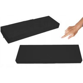 Blazina za pohištvo iz palet, črna klop 120x40