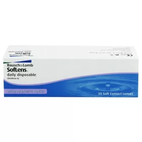   Bausch + Lomb SofLens Daily Disposable enodnevne kontaktne leče 30 kos – BC 8. 6, dioptrija -2. 25