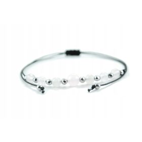 Magicni Roza Kvarc in Hematit Zapestnica ljubezen in pogum