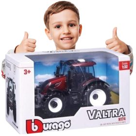 BBURAGO Igrača Kmetija Valtra N174 Rdeča 1:32 Traktor