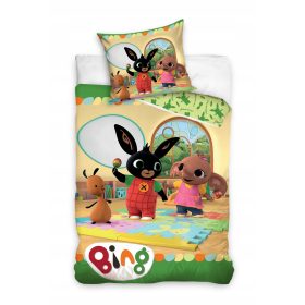   Komplet posteljnine Zajček Bing Sula Zelena 160x200 cm, visokokakovostna otroška posteljnina s priljubljenimi junaki iz risanke Bing. Izdelana iz 100% bombaža, zagotavlja udobje in mehkobo. Idealna de