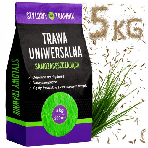 Okrasna trava, za suhe prostore, senčne prostore, vrt, šport Stylowy Trawnik 200 m² 5 kg