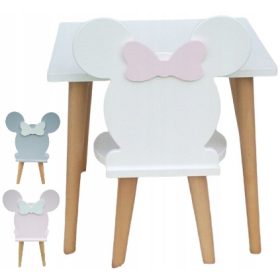  Miza 50/50 z enim stolom Mouse s pentljo