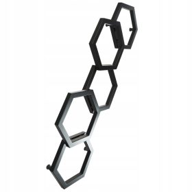 Dekorativni radiator satja 122/90 Apis Črni Struktura Mat