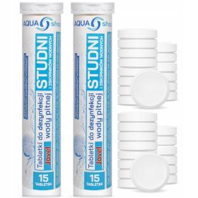   AQUA tablete za čiščenje onesnažene vode v vodnjakih, 15 kosov
