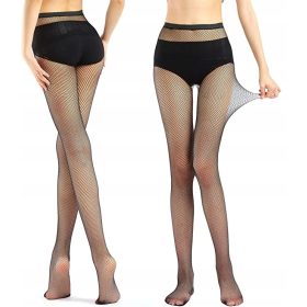   Kabaretni nogavice iz fine mreže, črne, univerzalna velikost