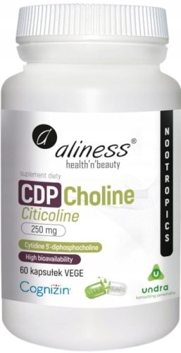 Aliness CDP Holin 250 mg - 60 kapsul za izboljšanje spomina in koncentracije