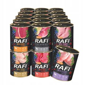 Dolina Noteci Rafi Mešanica okusov 30 x 800 g za pse