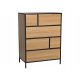 Komoda Signal Geo 70 x 40 x 96 cm hrast natur natur