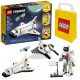 LEGO Ustvarjalec 3 v 1 31134 Vesoljska ladja + rumena LEGO vrečka 24x8x18 cm