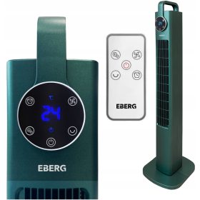  Stebrni ventilator EBERG ZEN, zelen