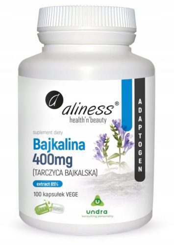 Aliness Bajkalina 400 mg - Izvleček bajkalske ščitnice, 100 kapsul VEGE