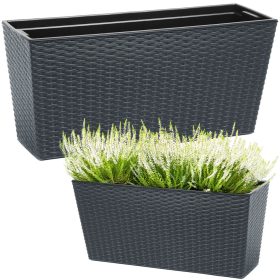 Balkonska škatla Rato Case Middle 77 x 23,5 cm, umetna masa