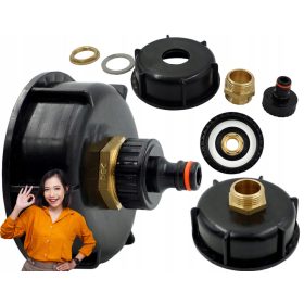 IBC Ventilska Pipa 3/4 Velik Čep 10 cm Mauser Mauzer