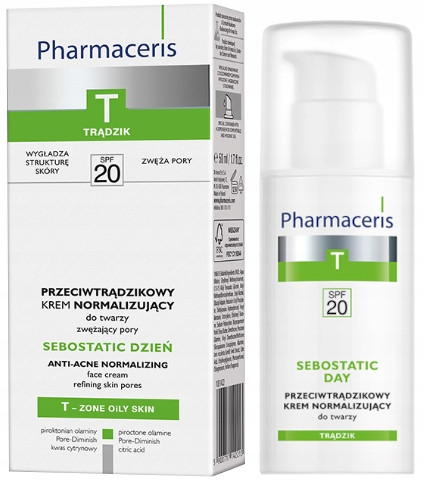 Normalizirajoča protiaknena krema z učinkom zmanjšanja por - 50 ml