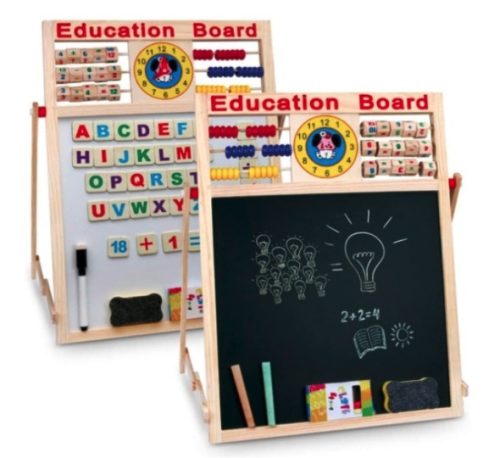 Dvostranska večnamenska tabla za učenje Gospod in Gospa Gadget 37 x 44 cm