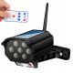 Učinkovita solarna vrtna svetilka s senzorjem gibanja in mraka | imitacija kamere CCTV