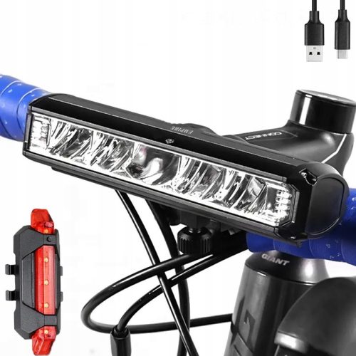EMPIRELIGHT X620 Močne LED Luči za Kolo 1400 lm 4000mAh USB Polnjenje Zadnje + Sprednje