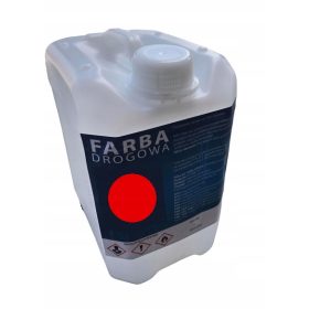 Rdeča cestna barva za betonska tla 15 kg