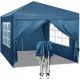 Vrtni paviljon UV 50+ Pop-Up modre barve 3x3x2,5