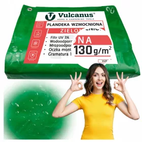   Vulkanus® 5x8m zelena pokrivna pregrinjala - univerzalna in vzdržljiva zaščita