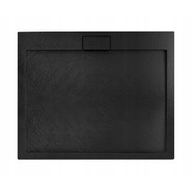 Brod AXIM STONE UltraSlim 100x90 cm črni - Besco